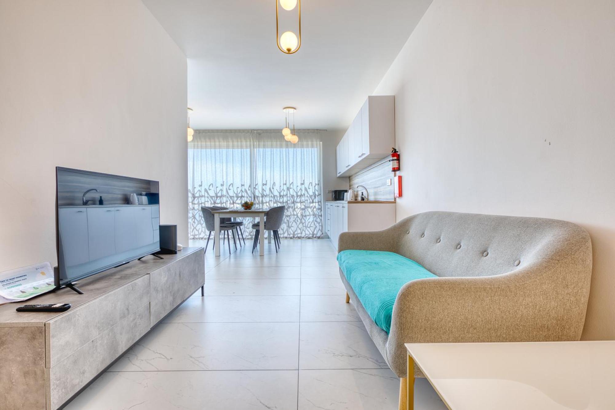 Blu Mar Sea View Apartments 圣保罗湾城 外观 照片