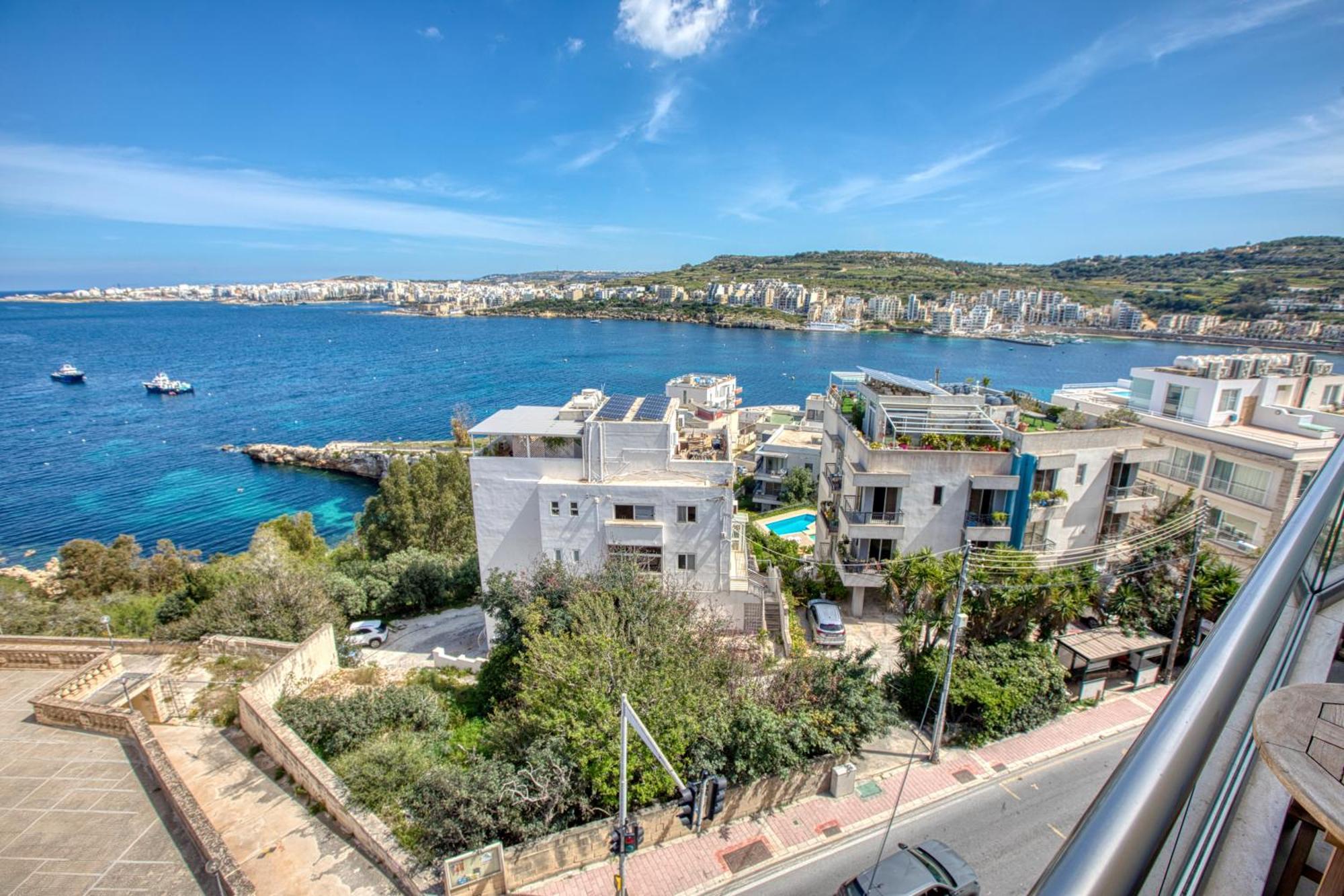 Blu Mar Sea View Apartments 圣保罗湾城 外观 照片