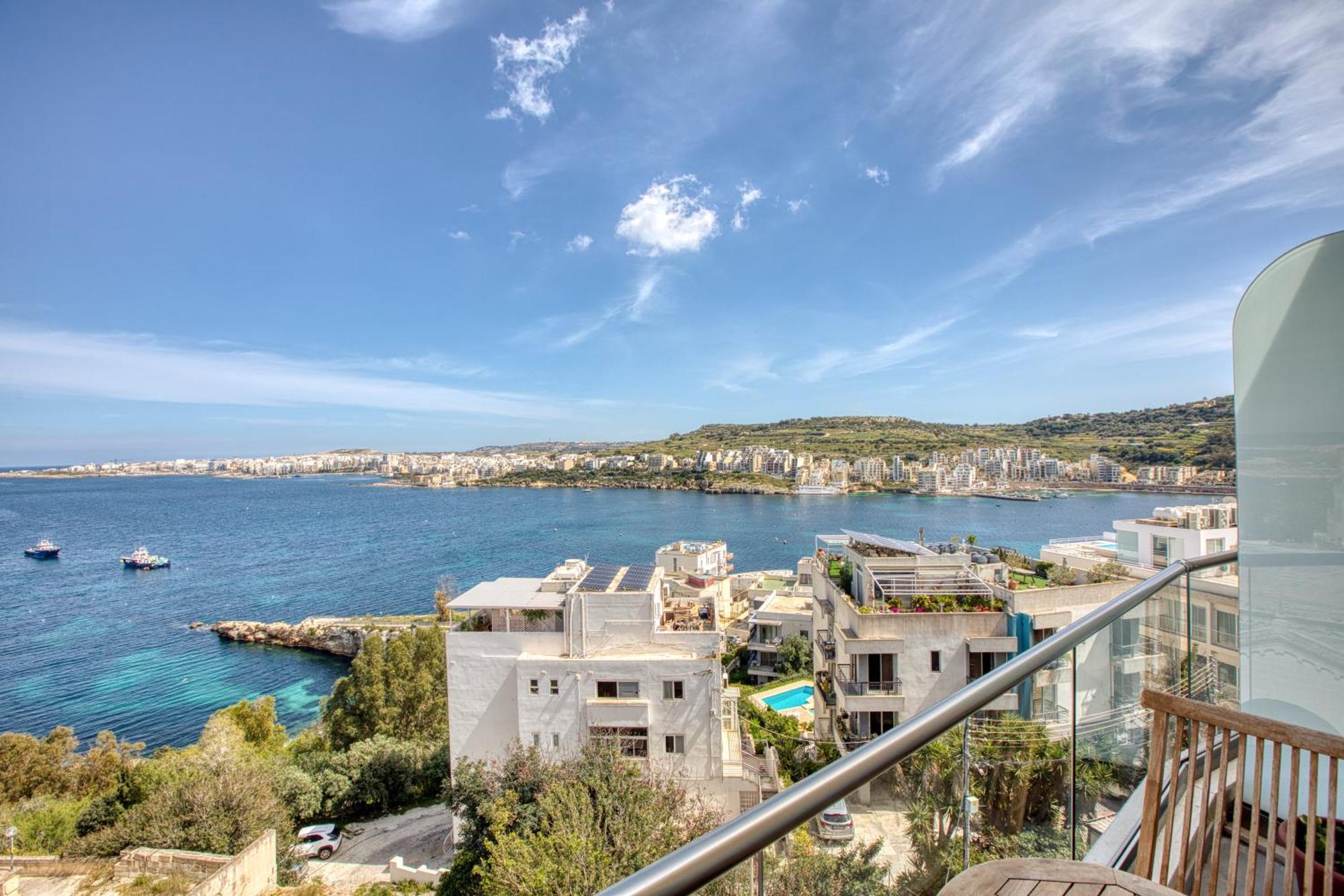 Blu Mar Sea View Apartments 圣保罗湾城 外观 照片